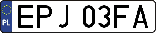 EPJ03FA