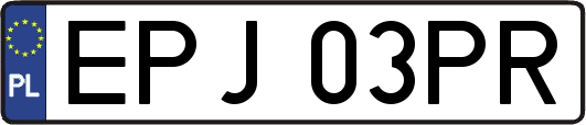 EPJ03PR