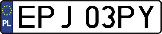 EPJ03PY