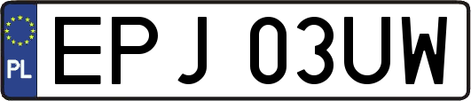 EPJ03UW
