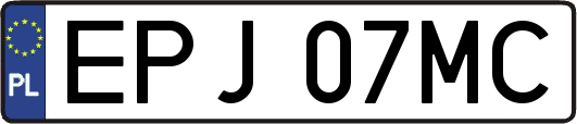 EPJ07MC