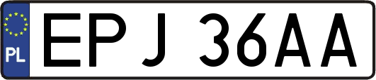 EPJ36AA