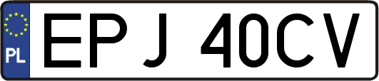 EPJ40CV