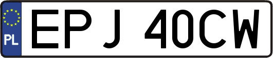 EPJ40CW