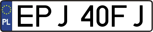 EPJ40FJ