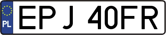 EPJ40FR