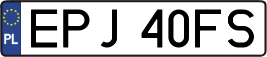 EPJ40FS
