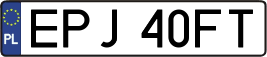 EPJ40FT
