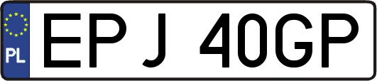 EPJ40GP