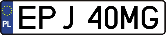 EPJ40MG