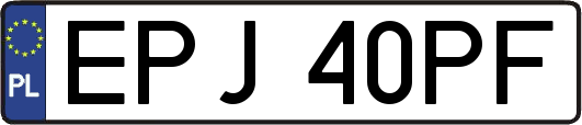 EPJ40PF