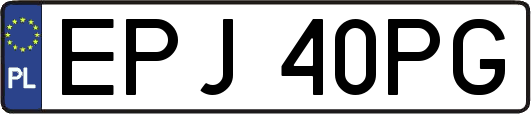 EPJ40PG