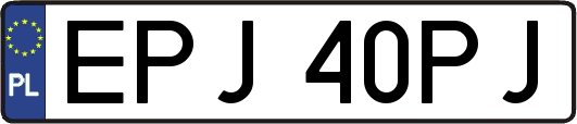 EPJ40PJ