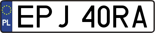 EPJ40RA