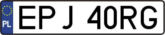 EPJ40RG