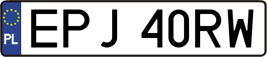 EPJ40RW