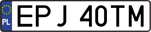 EPJ40TM