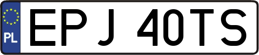 EPJ40TS