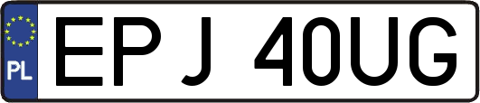 EPJ40UG