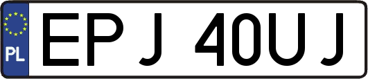 EPJ40UJ