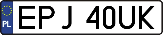 EPJ40UK