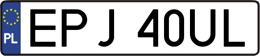 EPJ40UL