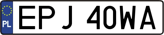 EPJ40WA