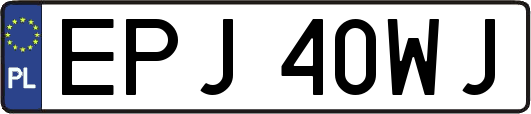 EPJ40WJ
