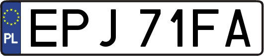 EPJ71FA