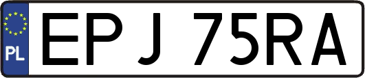 EPJ75RA