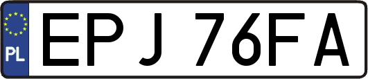 EPJ76FA