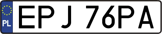 EPJ76PA