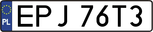 EPJ76T3