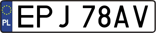 EPJ78AV