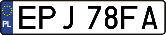 EPJ78FA