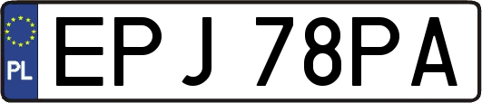 EPJ78PA