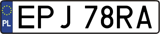 EPJ78RA
