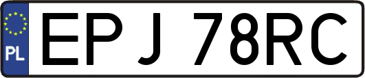 EPJ78RC