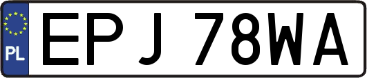 EPJ78WA