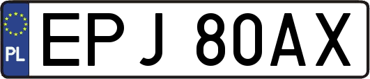 EPJ80AX