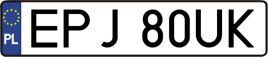 EPJ80UK