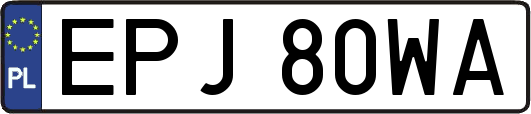 EPJ80WA