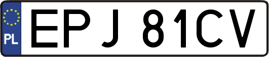EPJ81CV
