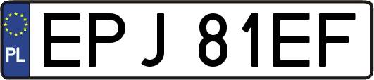 EPJ81EF