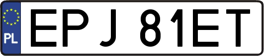 EPJ81ET