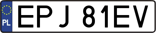EPJ81EV