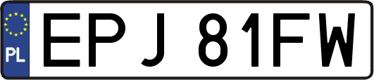 EPJ81FW
