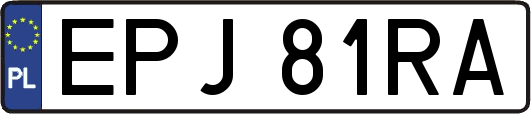 EPJ81RA