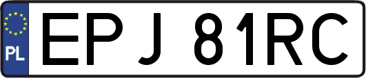 EPJ81RC