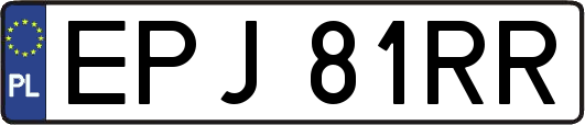 EPJ81RR